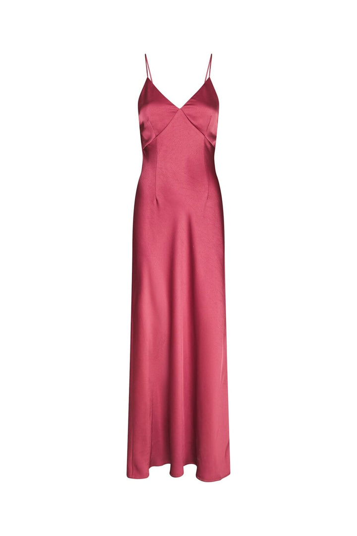 Neo Noir - Colly Heavy Sateen Dress 166978 - 430 - Cherry Pink