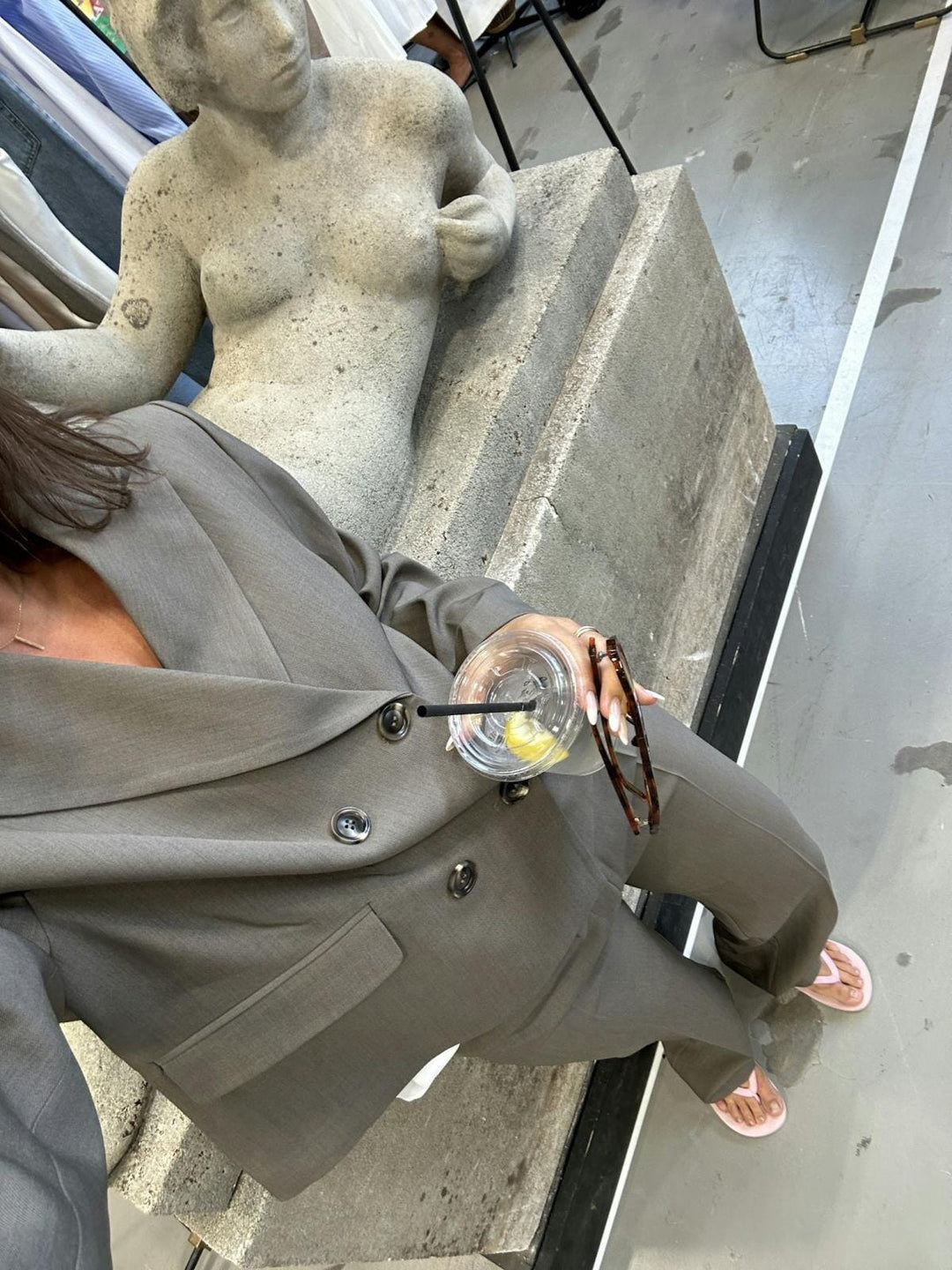 Neo Noir - Conan Structure Blazer - Khaki