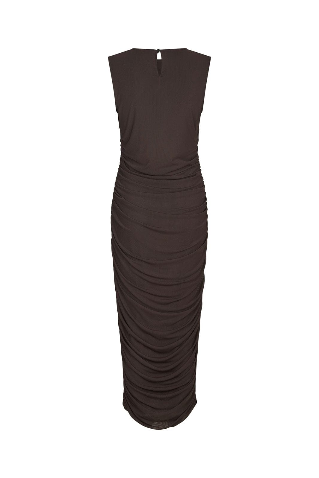 Neo Noir - Corilina Solid Mesh Dress 166088 - 210 - Brown