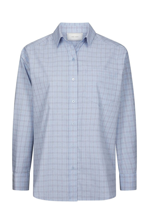 Neo Noir - Dalma Triple Check Shirt 168624 - 145 - Light Blue