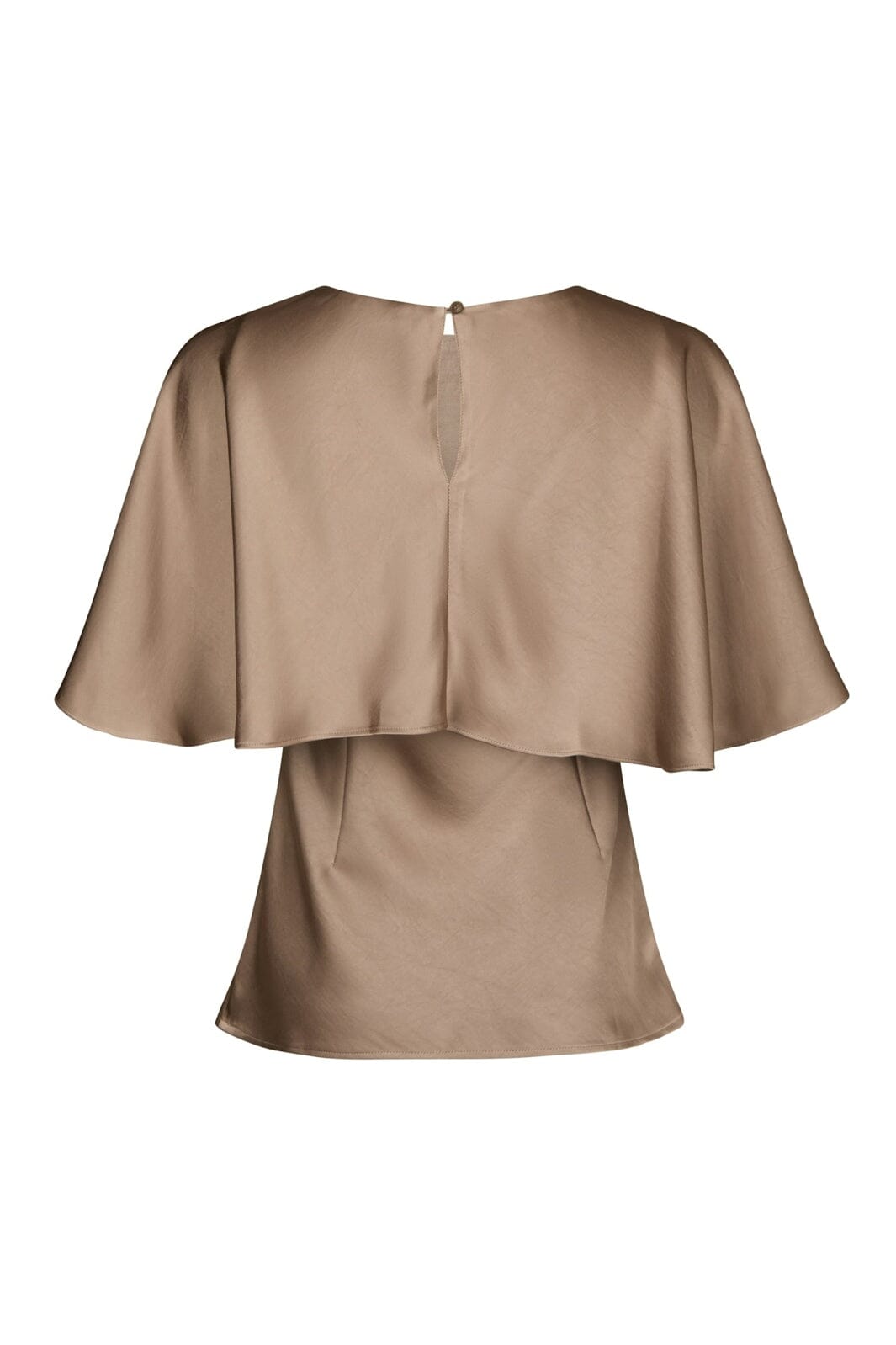 Neo Noir - Danira Heavy Sateen Top 171564 - 811 - Dark Taupe