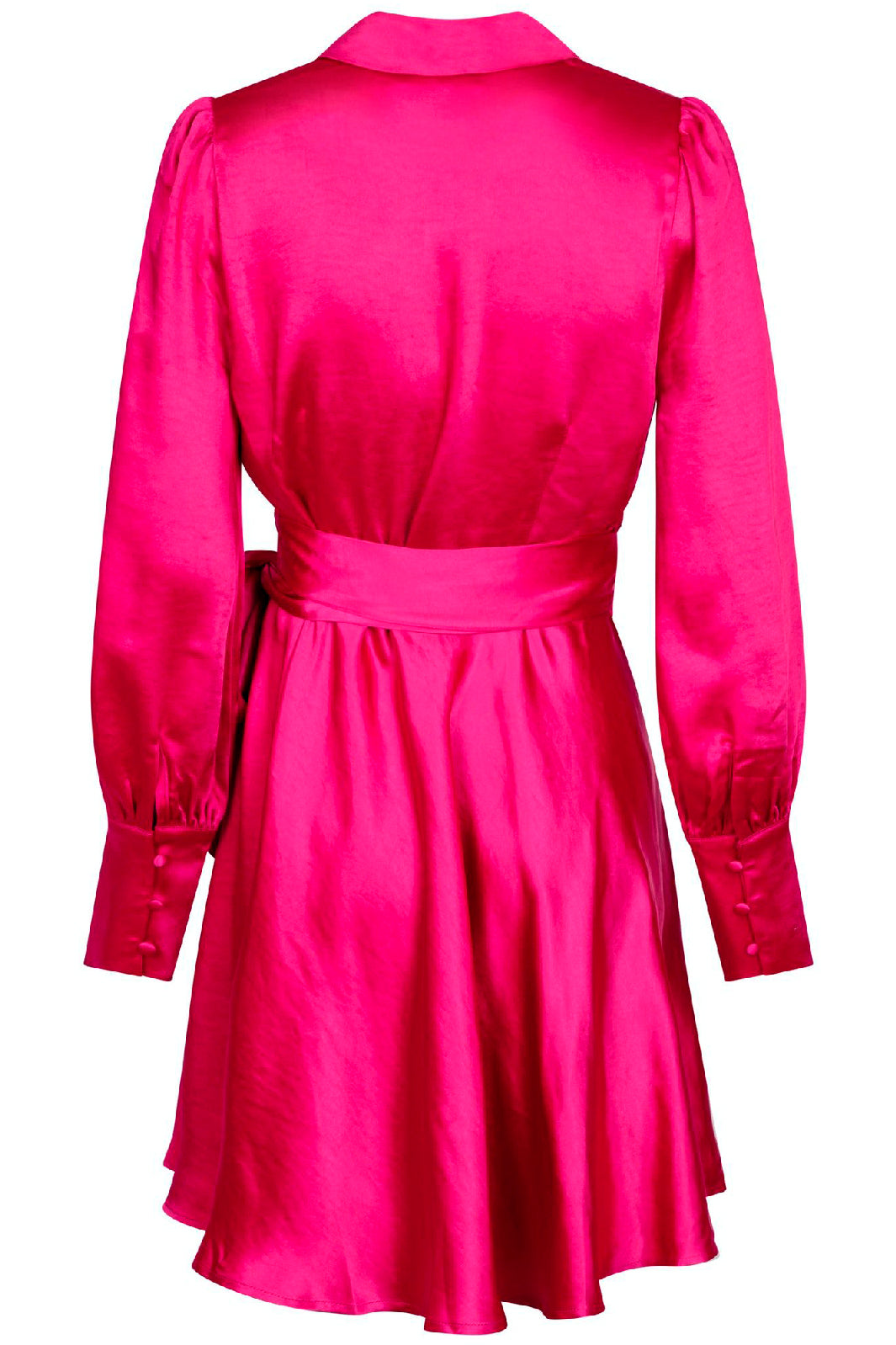 Neo Noir - Dawn Satin Dress - Pink
