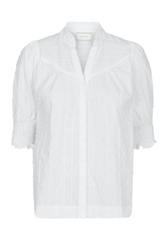 Neo Noir - Diana B Dobby Blouse 166142 - 120 - White