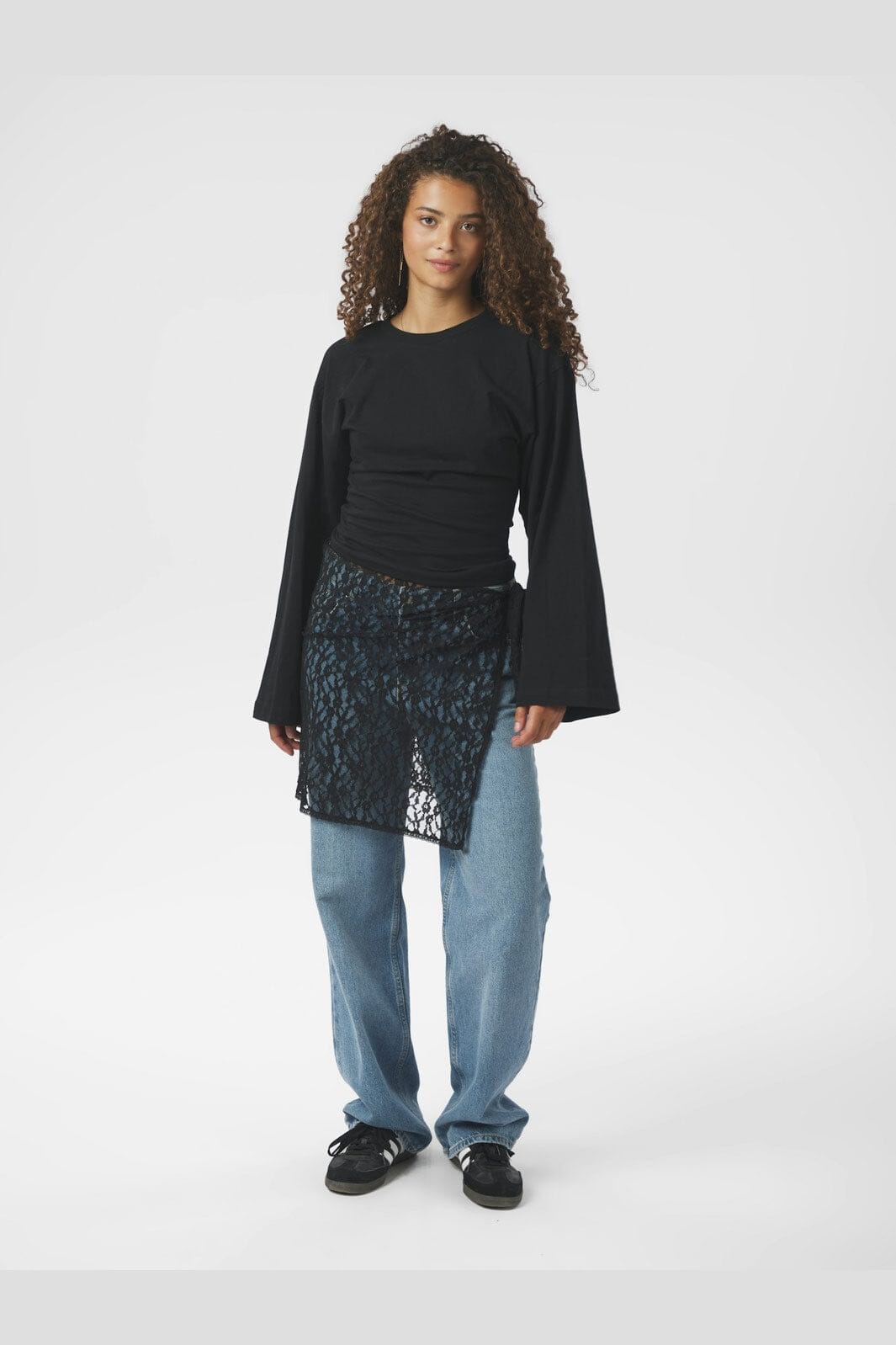 Neo Noir - Diffana Wrap Skirt 166872 - 100 - Black