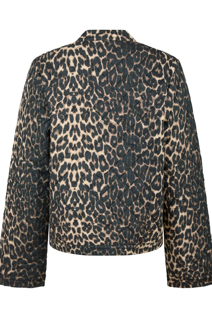 Neo Noir - Dubbie Leo Quilt Jacket - Leopard