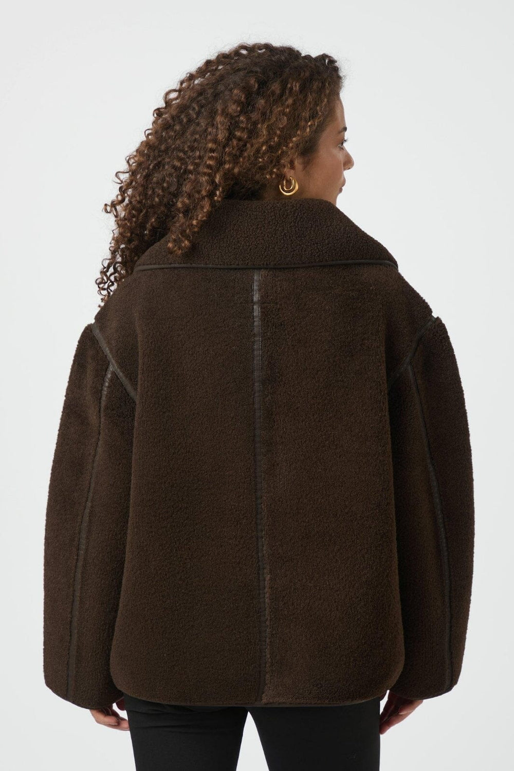 Neo Noir - Edmund Teddy Jacket 164851 - 676 - Dark Brown