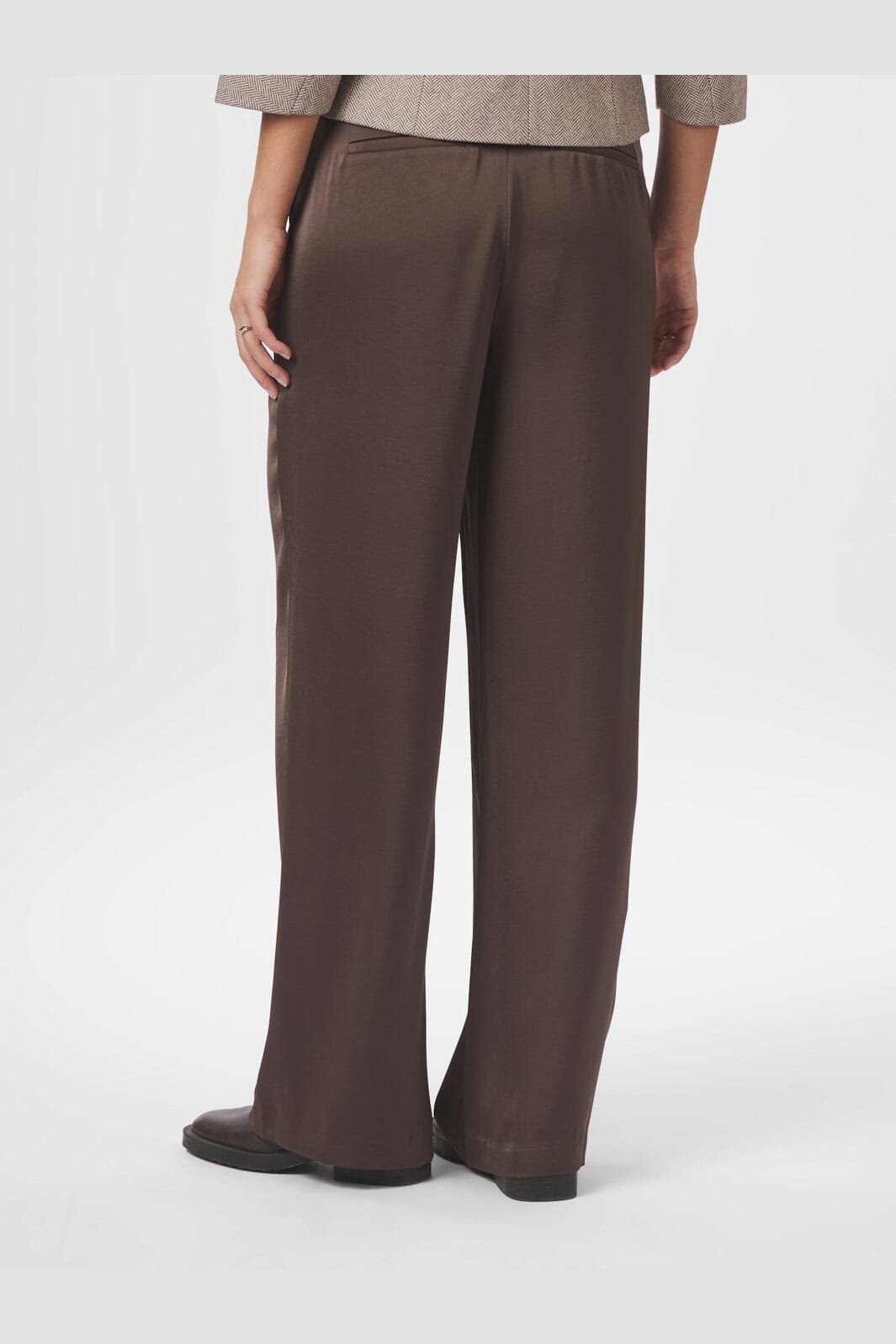 Neo Noir - Emmett Heavy Sateen Pants 164136 - 676 - Dark Brown