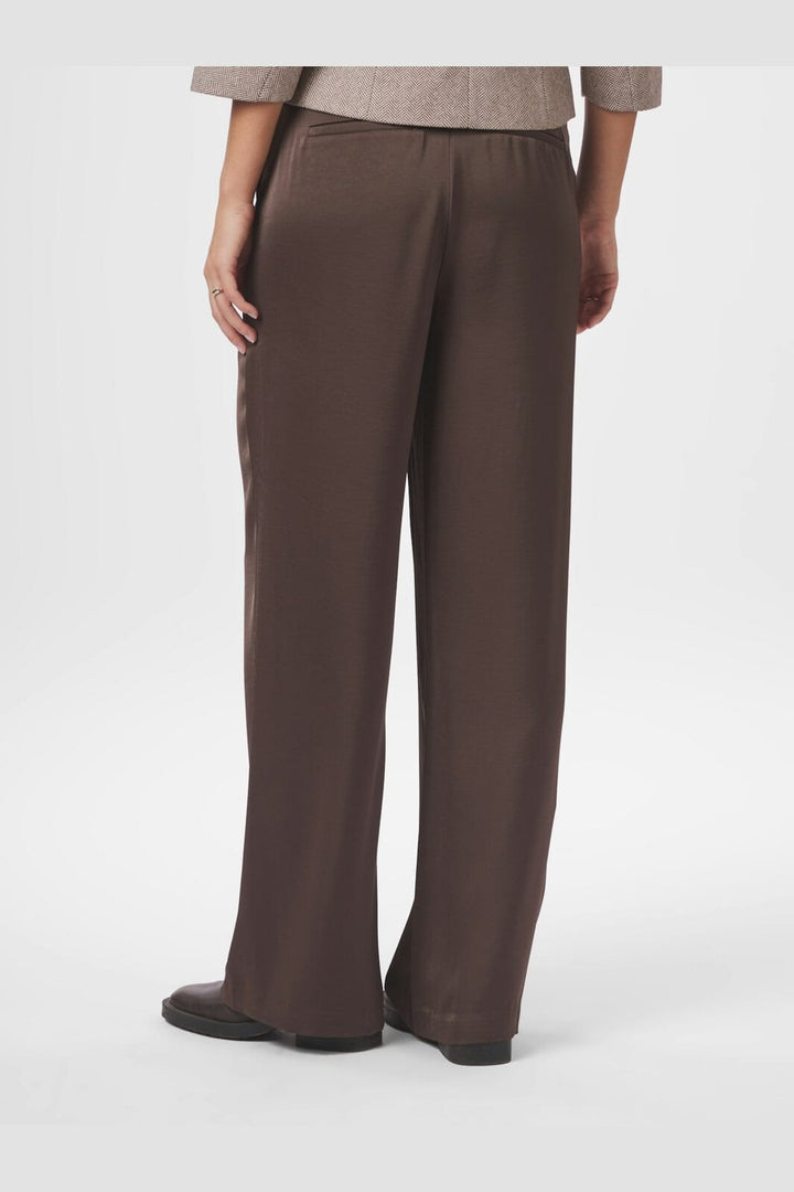 Neo Noir - Emmett Heavy Sateen Pants 164136 - 676 - Dark Brown