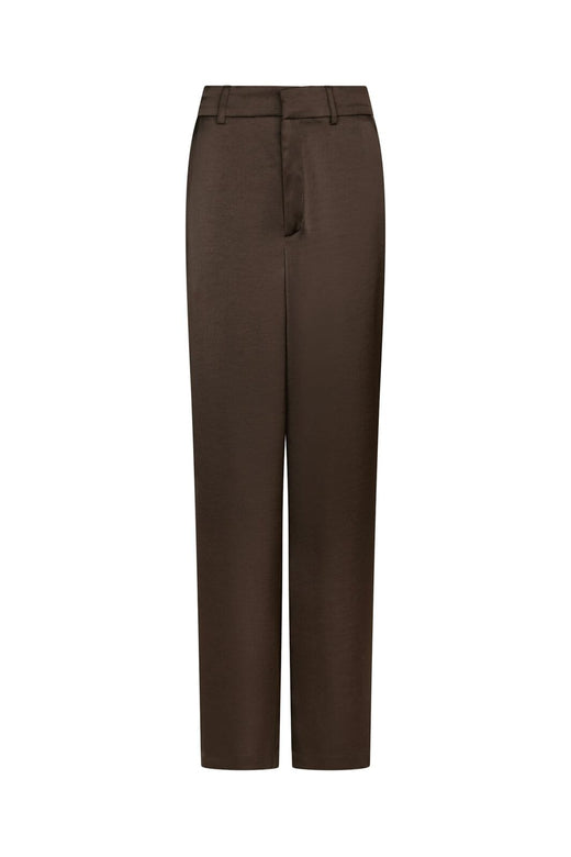 Neo Noir - Emmett Heavy Sateen Pants 164136 - 676 - Dark Brown
