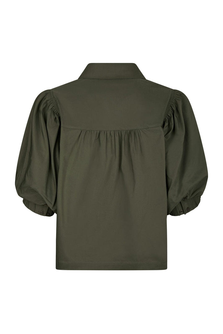 Neo Noir - Etta Poplin Shirt 168089 - 151 - Army