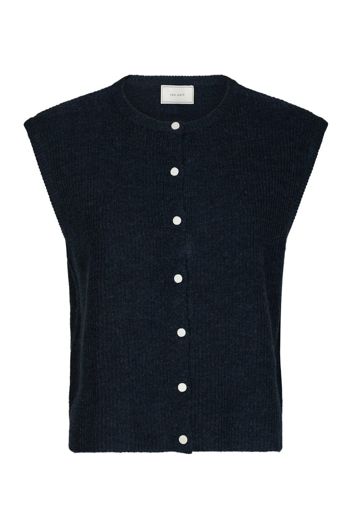 Neo Noir - Everest Knit Vest 164870 - 141 - Navy