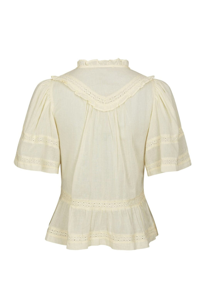 Neo Noir - Evienne S Voile Top 161856 - 416 - Butter Yellow