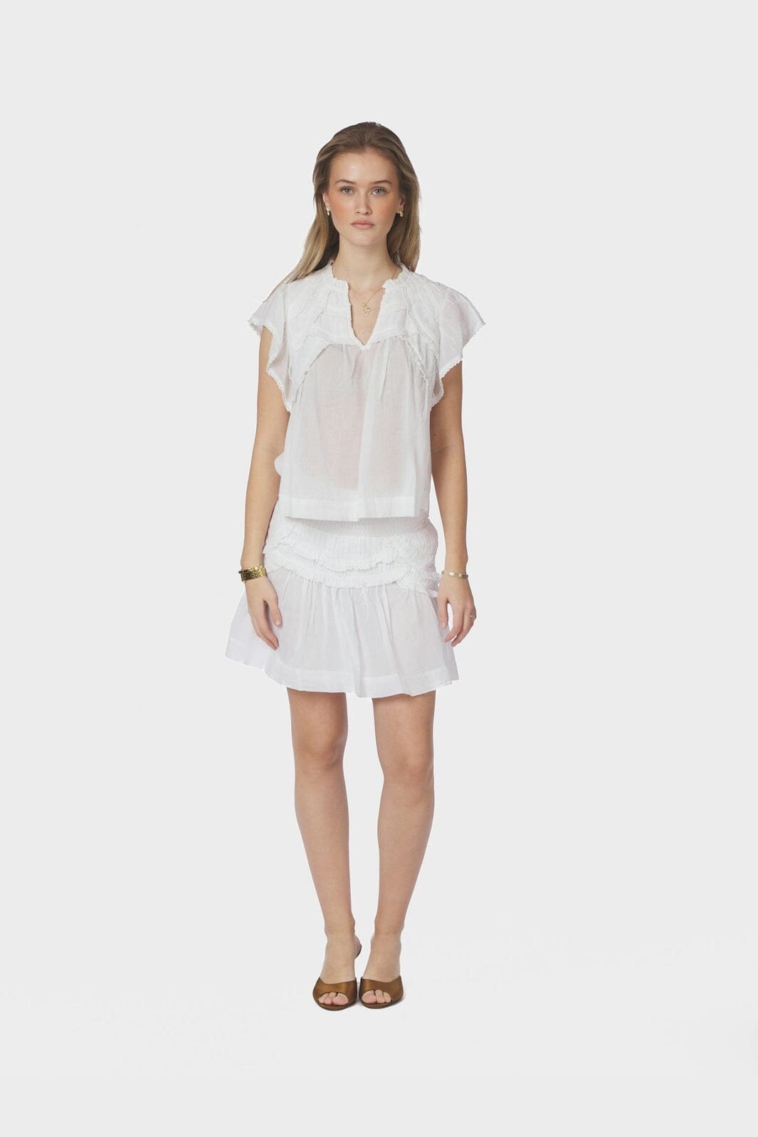 Neo Noir - Fayler S Voile Top 169327 - 120 - White