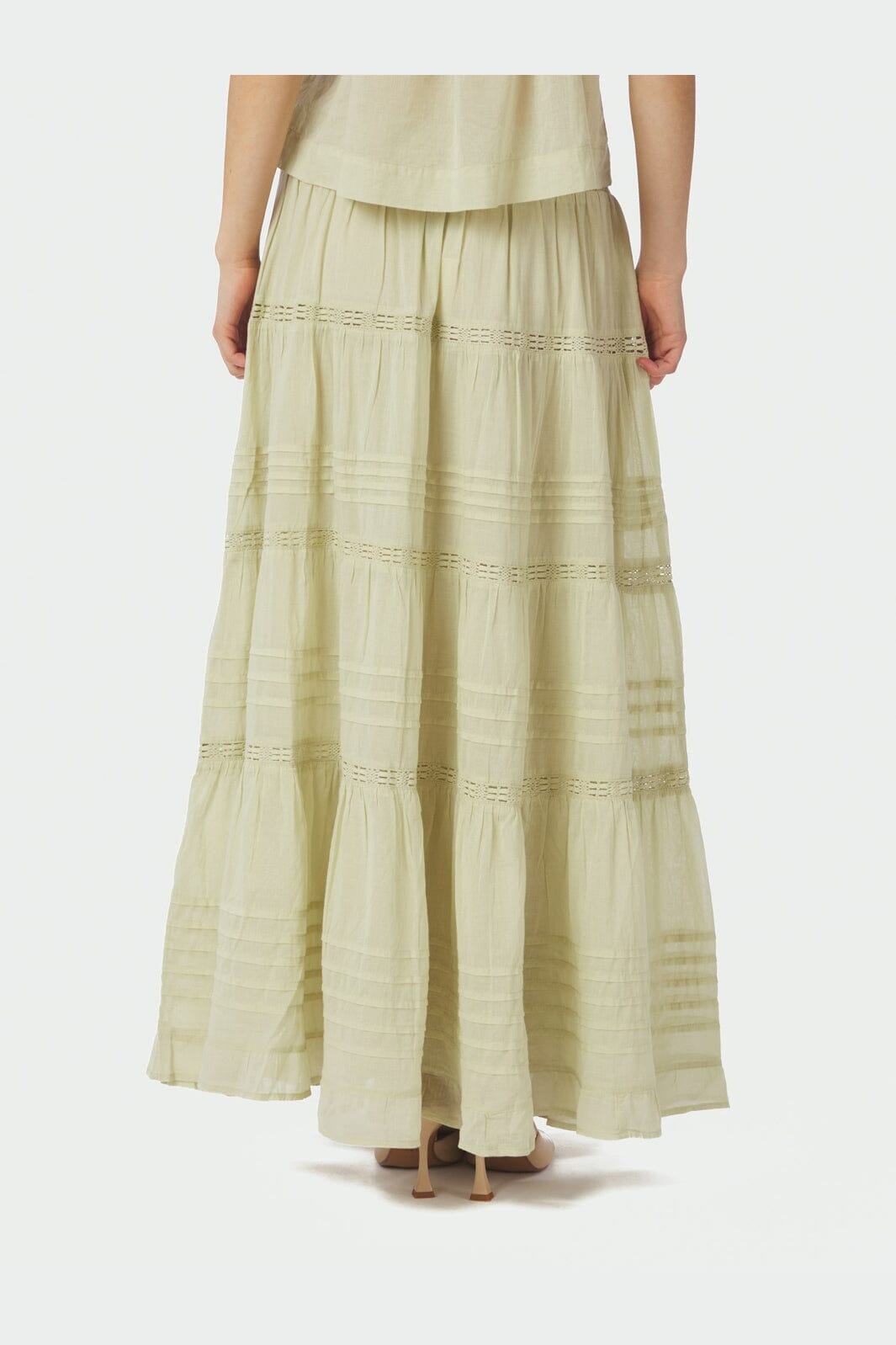 Neo Noir - Felicia S Voile Skirt 161872 - 236 - Pistachio