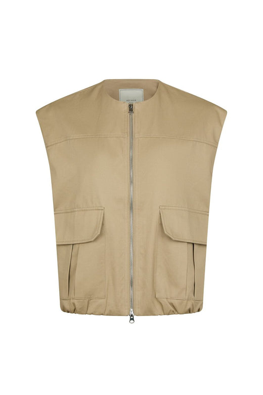 Neo Noir - Flo Balloon Twill Vest 167190 - 214 - Taupe