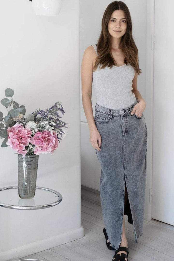 Neo Noir - Frankie D Skirt - Grey