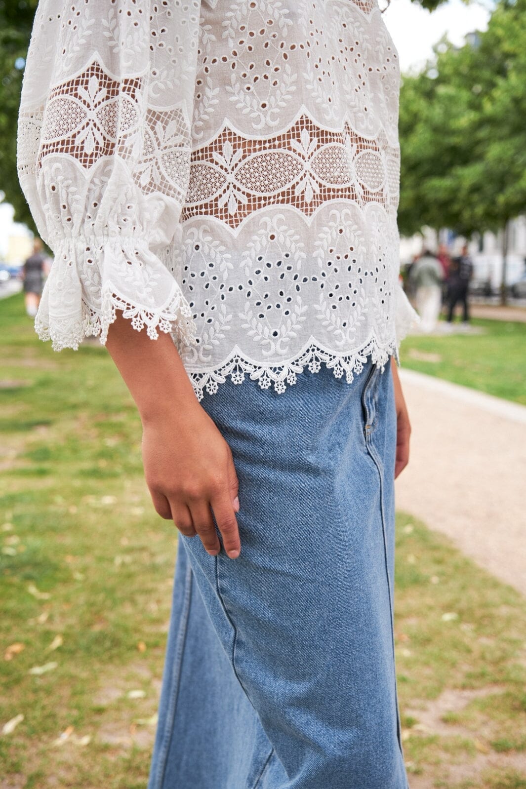 Neo Noir - Frankie D Skirt - Vintage Blue