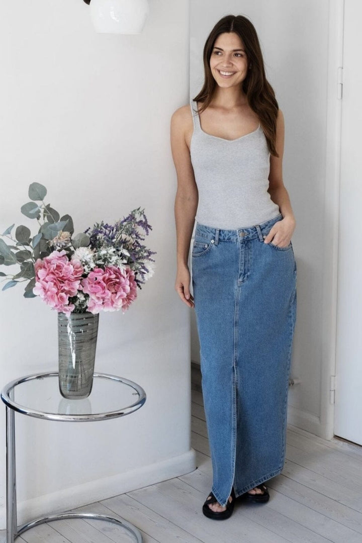 Neo Noir - Frankie D Skirt - Vintage Blue