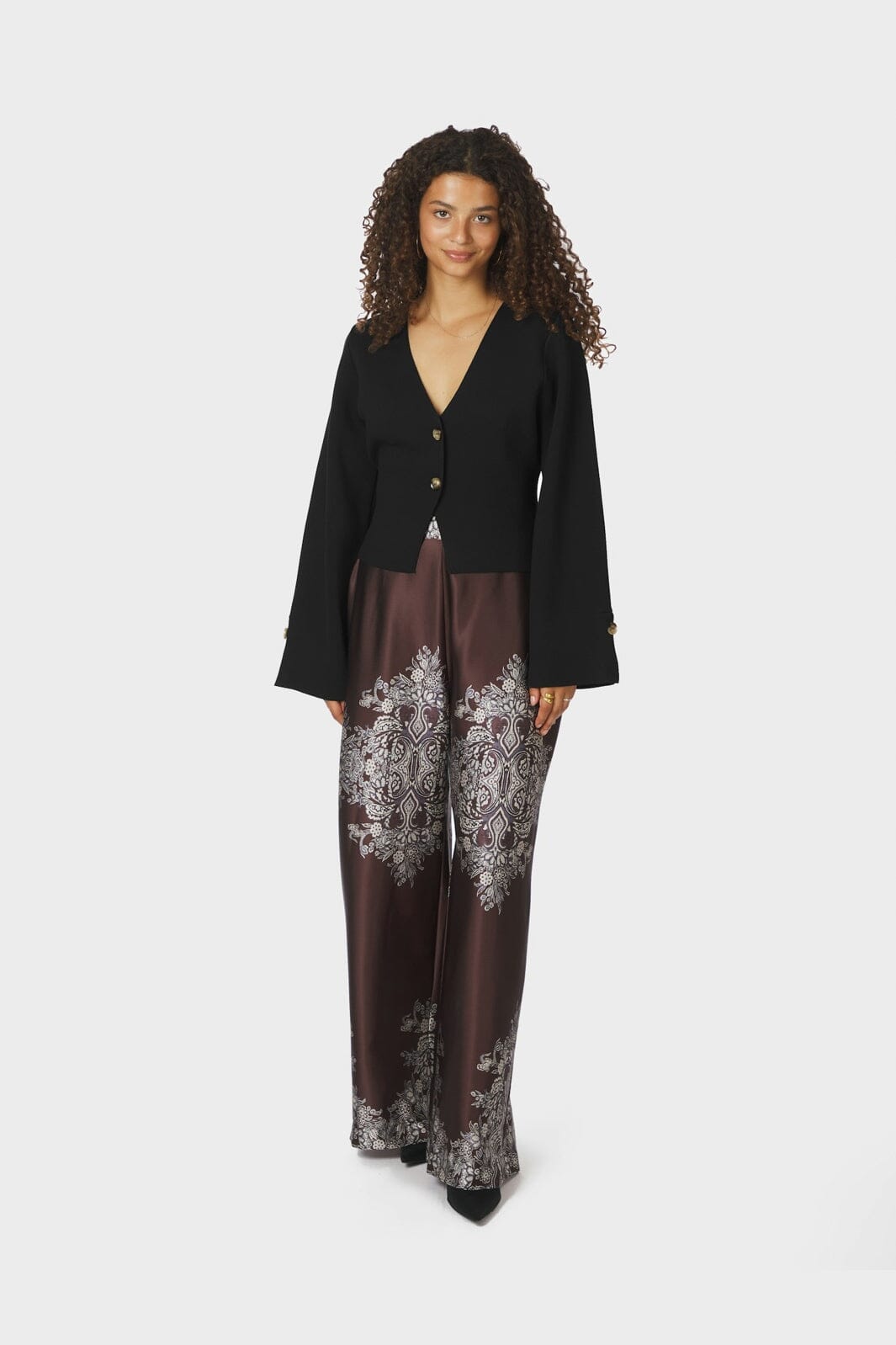 Neo Noir - Fulvia Knit Blouse 167244 - 100 - Black