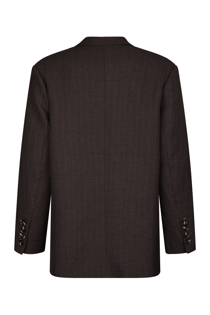 Neo Noir - Gaby Pinstripe Blazer 168204 - 676 - Dark Brown