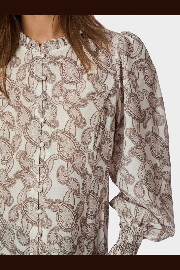 Neo Noir - Gilda Soft Paisley Blouse 167647 - 122 - Creme