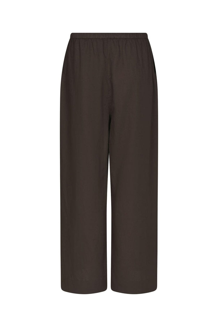 Neo Noir - Heifa Linen Pants 167698 - 676 - Dark Brown