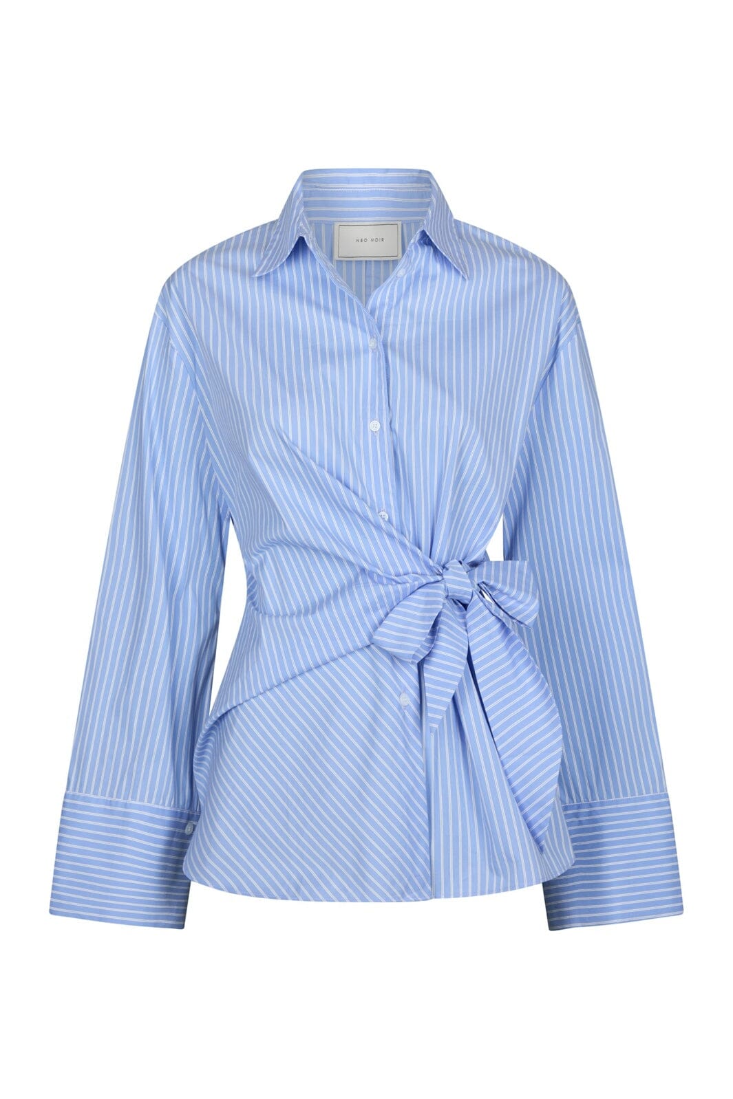 Neo Noir - Helisa Stripe Shirt 169821 - 145 - Light Blue