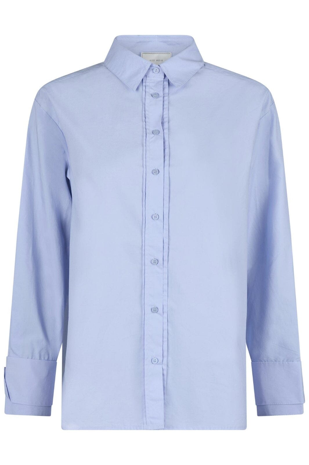 Neo Noir - Hesther Poplin Shirt - Light Blue