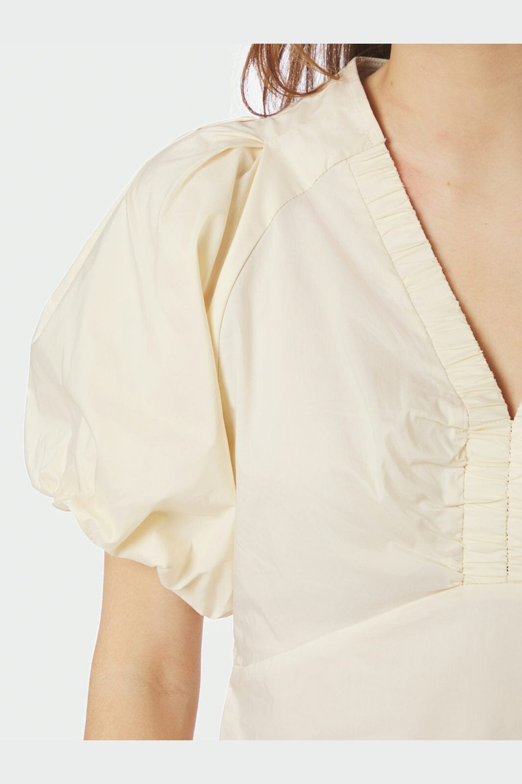 Neo Noir - Irina Poplin Blouse 162219 - 416 - Butter Yellow