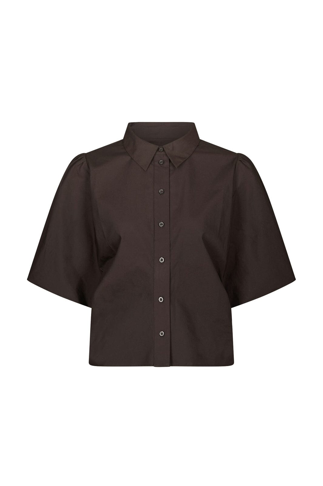 Neo Noir - Ismara Solid Shirt 169795 - 676 - Dark Brown