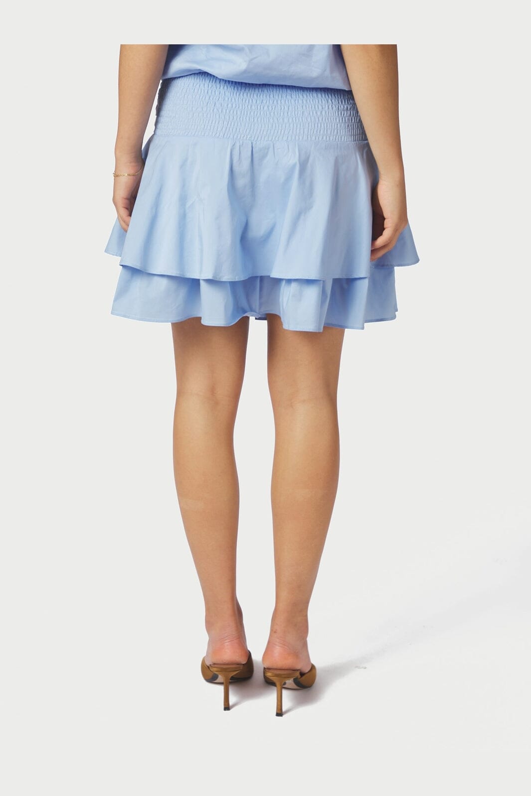 Neo Noir - Janie Poplin Skirt 168464 - 145 - Light Blue