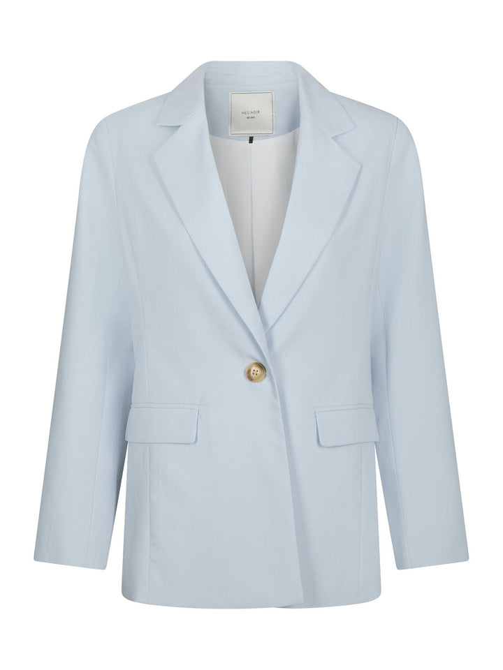 Neo Noir - Jarmon Linen Blazer 170165 - 145 - Light Blue Blazere 