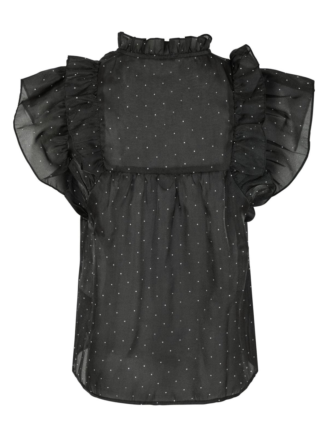 Neo Noir - Jayla Bedazzled Top - Black