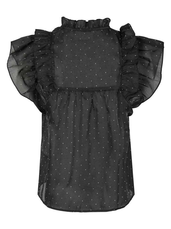 Neo Noir - Jayla Bedazzled Top - Black
