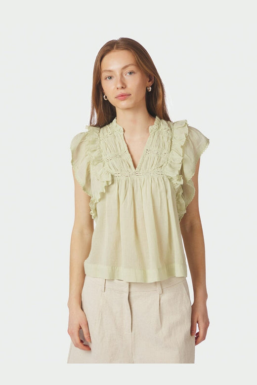 Neo Noir - Jayla S Voile Top 159881 - 236 - Pistachio