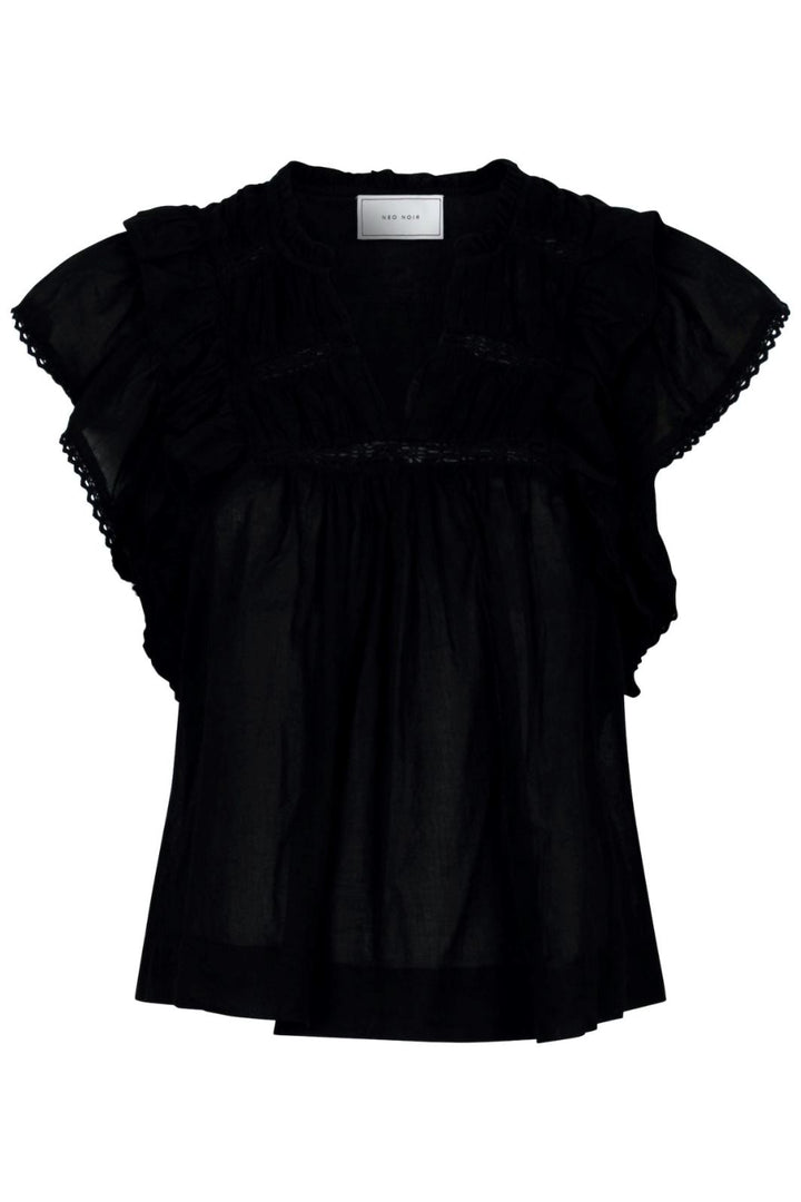 Neo Noir - Jayla S Voile Top - Black