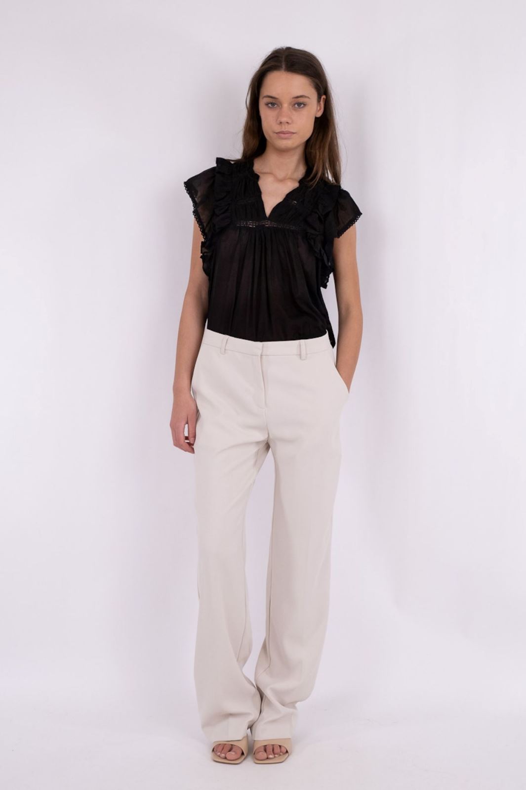 Neo Noir - Jayla S Voile Top - Black