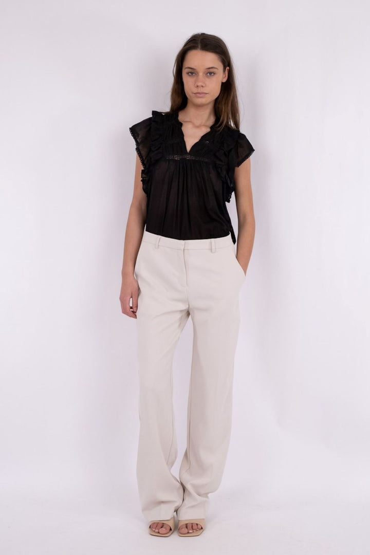 Neo Noir - Jayla S Voile Top - Black