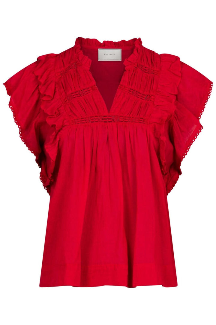 Neo Noir - Jayla S Voile Top - Red