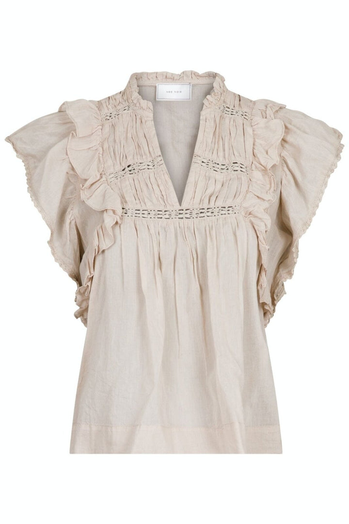 Neo Noir - Jayla S Voile Top - Sand