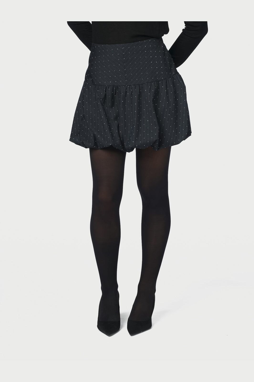 Neo Noir - Jovanna Bedaz Pinstripe Skirt 171212 - 132 - Antracit