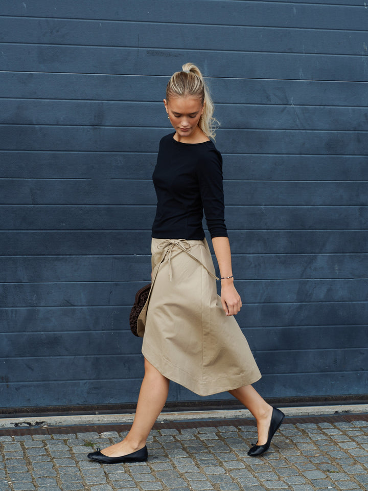 Neo Noir - Juna Twill Skirt 171469 - 214 - Taupe Nederdele 