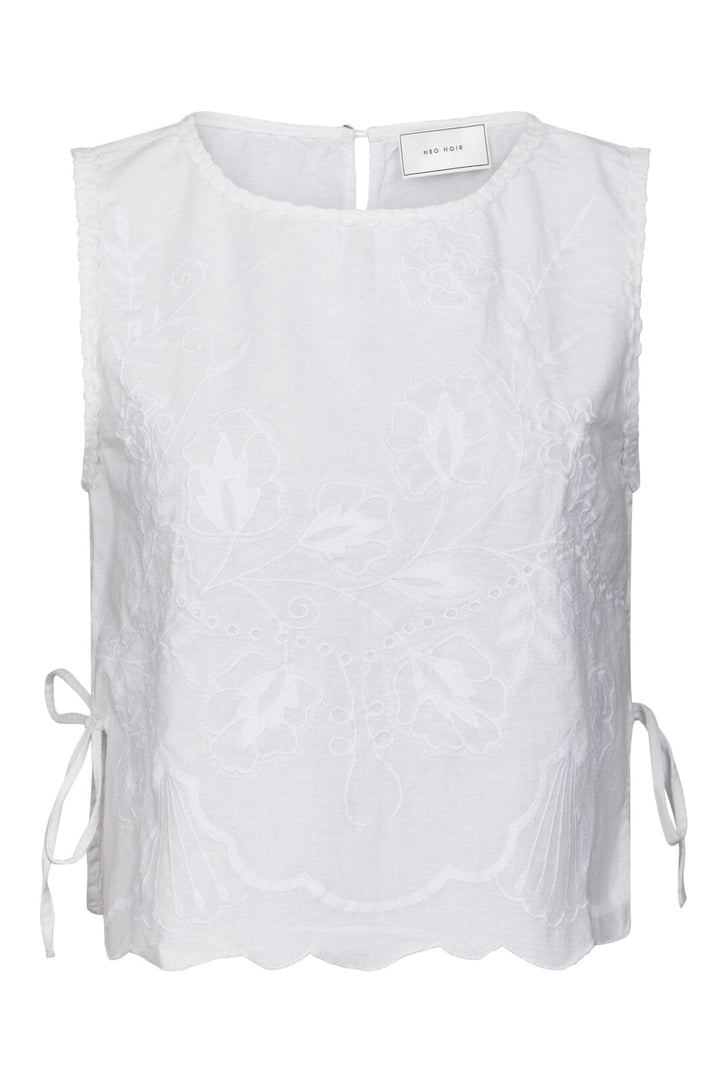 Neo Noir - Kaelin Embroidery Top 169113 - 120 - White