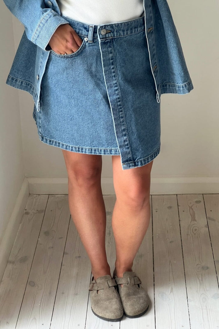Neo Noir - Kendra D Skirt - Vintage Blue