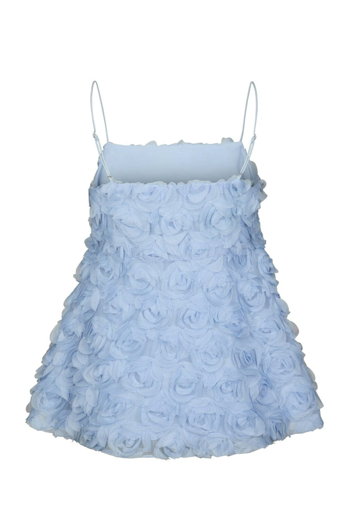 Neo Noir - Kenli Flower Top 167897 - 145 - Light Blue