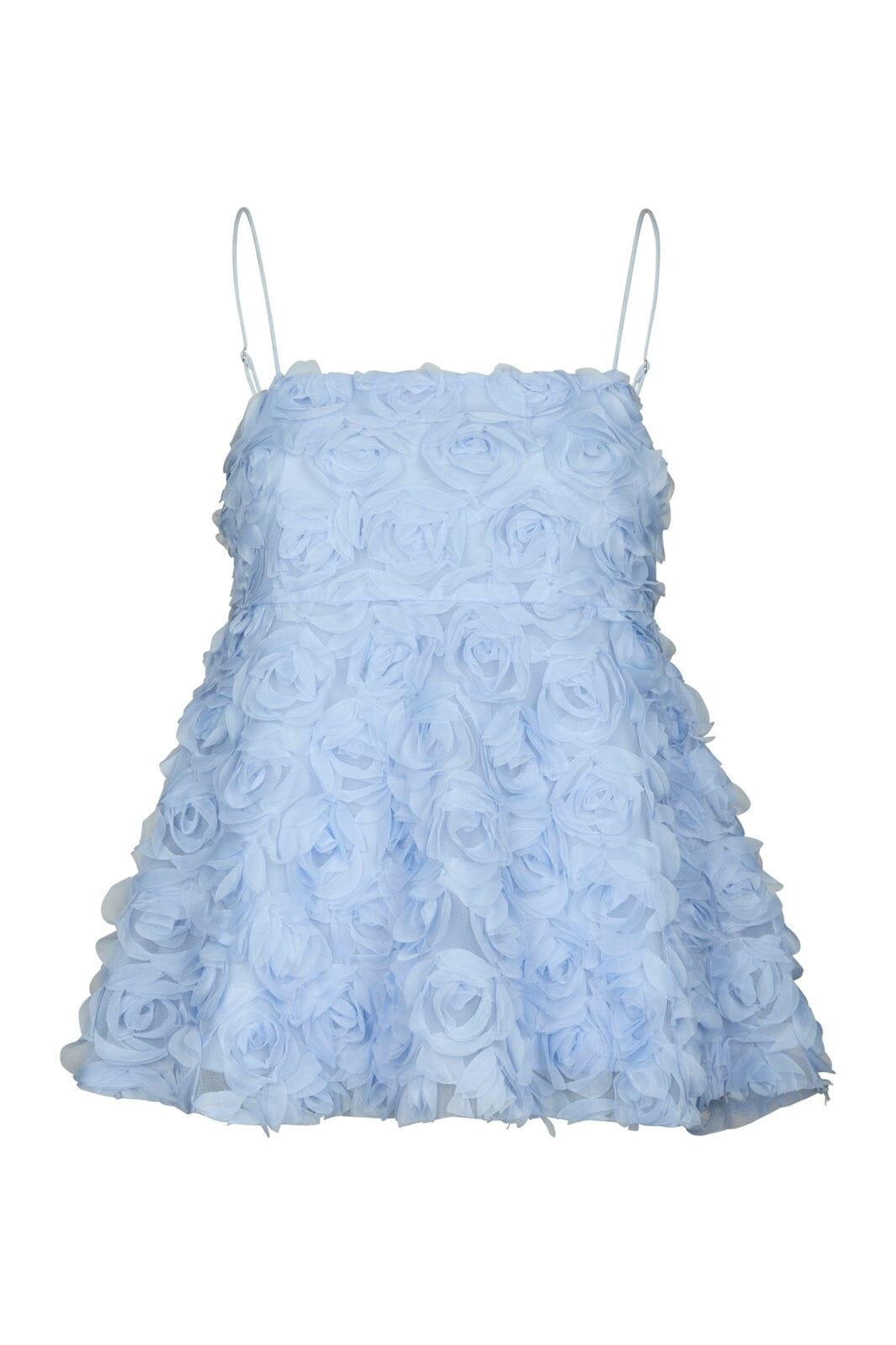 Neo Noir - Kenli Flower Top 167897 - 145 - Light Blue