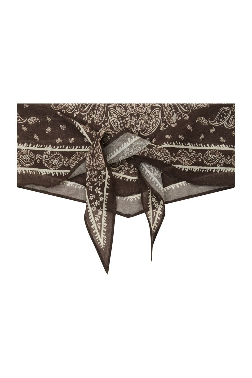 Neo Noir - Kinessa Paisley Scarf 164346 - 676 - Dark Brown