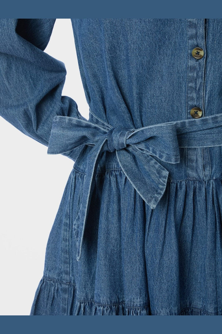 Neo Noir - Latifana Denim Dress 166987 - 140 - Blue