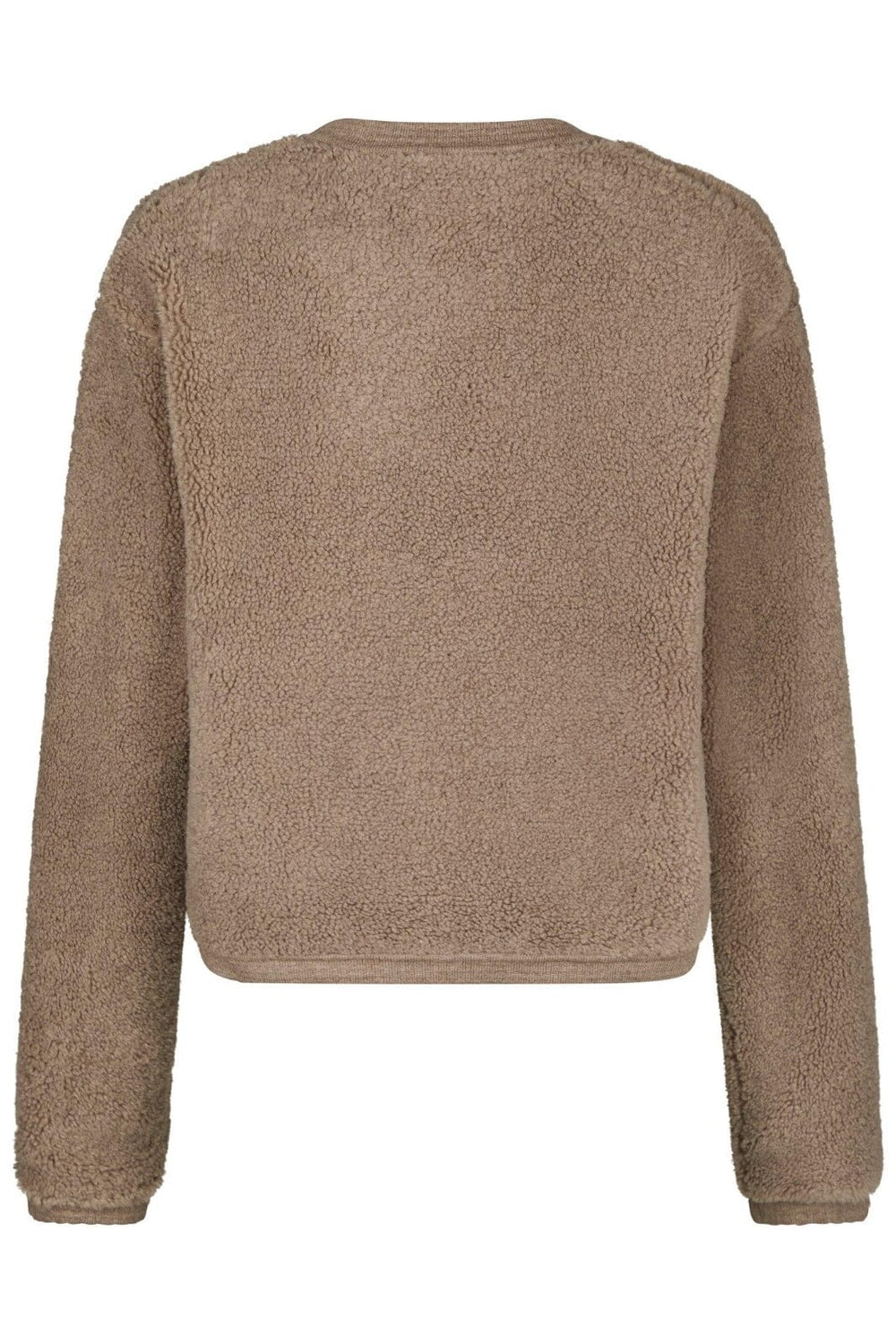 Neo Noir - Limo Fluffy Knit Cardigan 161963 - 125 - Dark Sand