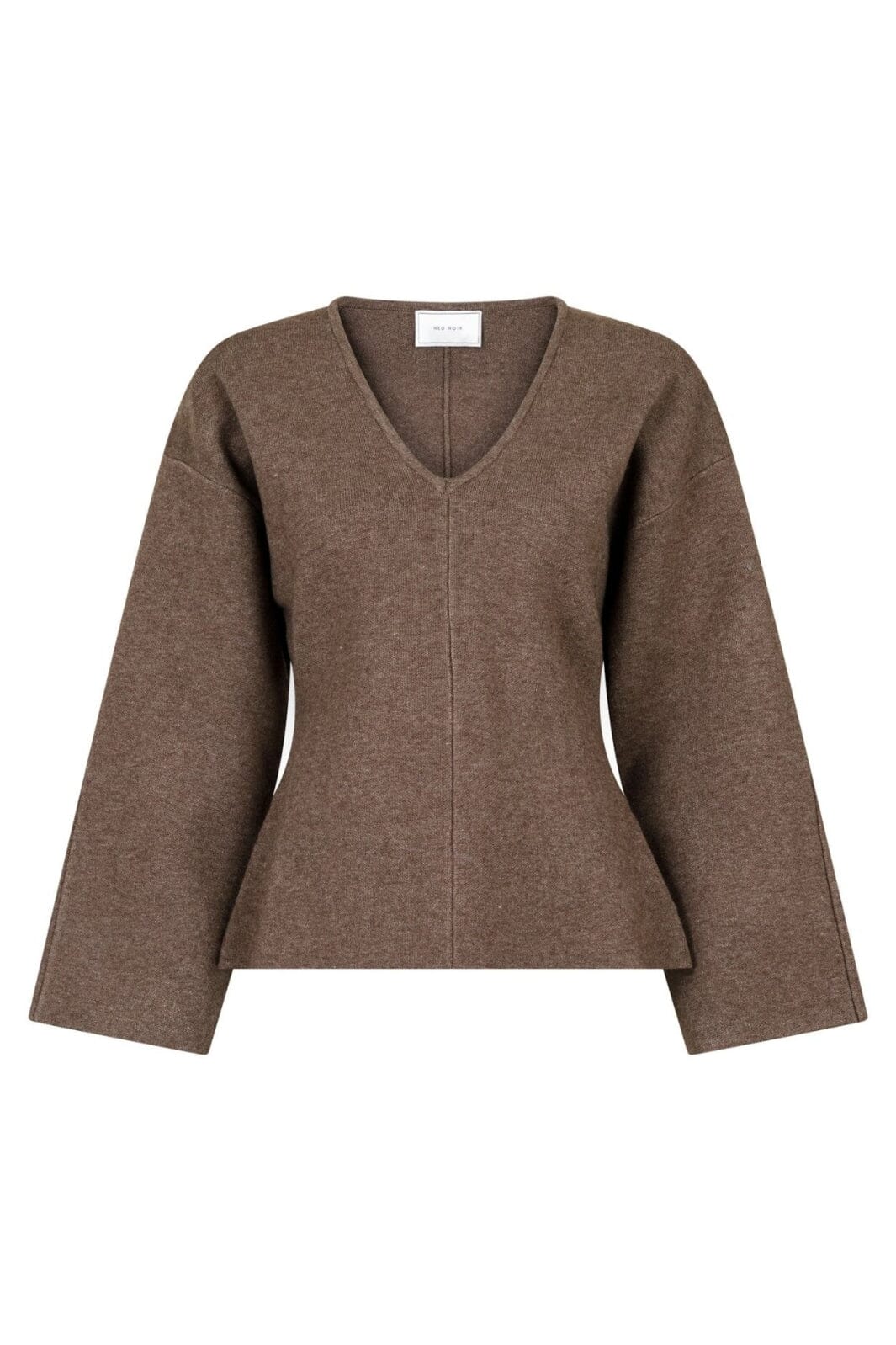 Neo Noir - Linda Knit Blouse - Mocca